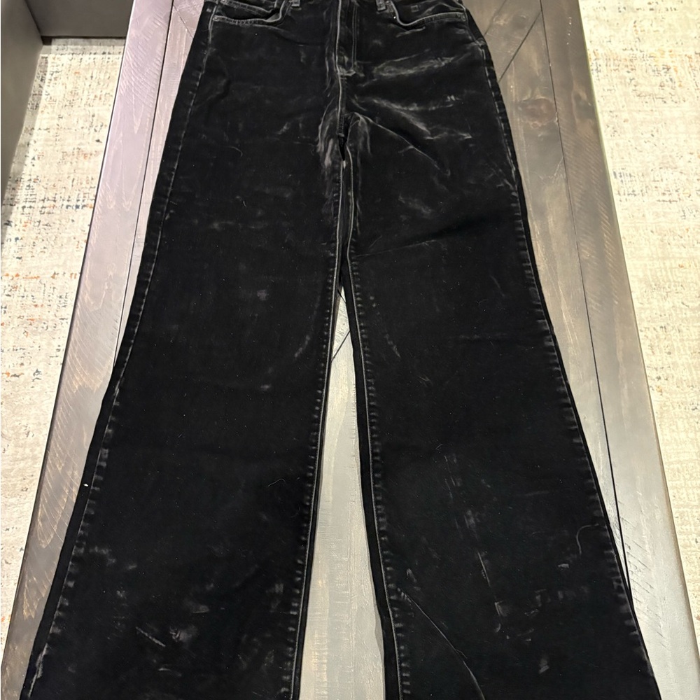 Own. Brand Women's Black Velvet Jeans